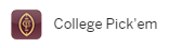College Football Pick'em