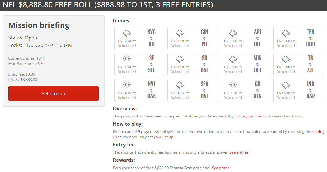 draft ops freerolls